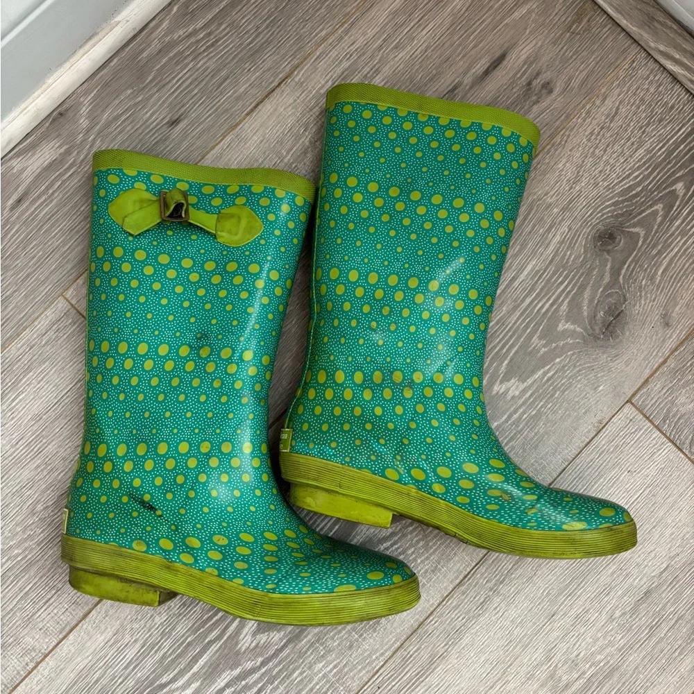 L.L. Bean Kids Rainboot Wellies Sz 6